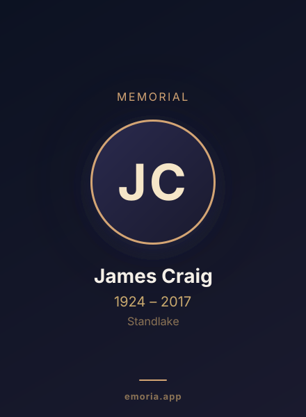 Memorial portrait of James Craig