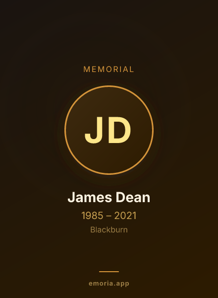 Memorial portrait of James Dean