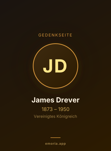 Gedenkportrait von James Drever