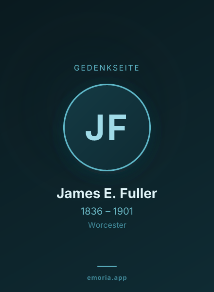 Gedenkportrait von James E. Fuller