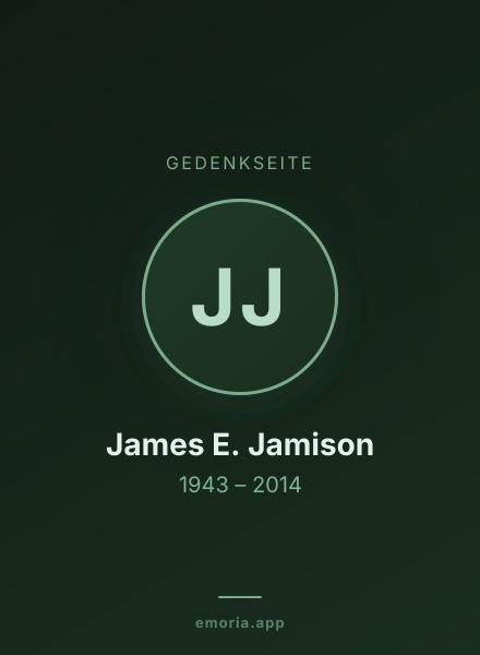 Gedenkportrait von James E. Jamison