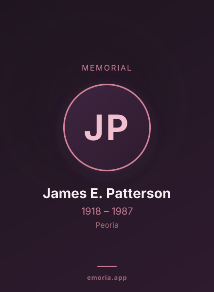 Memorial portrait of James E. Patterson