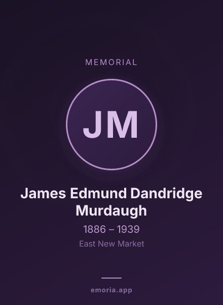Memorial portrait of James Edmund Dandridge Murdaugh