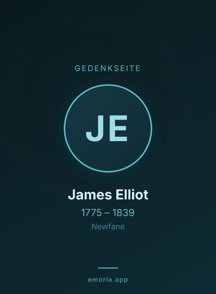 Gedenkportrait von James Elliot