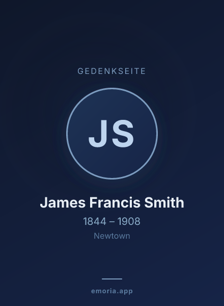 Gedenkportrait von James Francis Smith