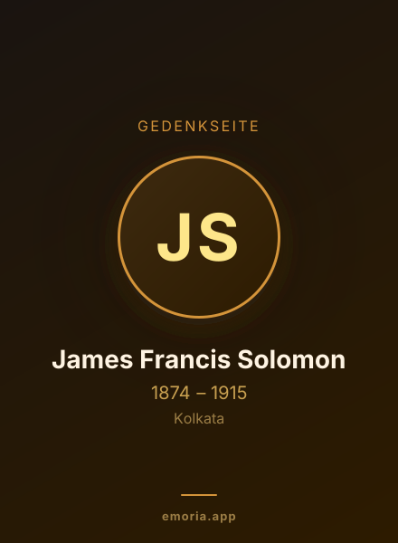 Gedenkportrait von James Francis Solomon