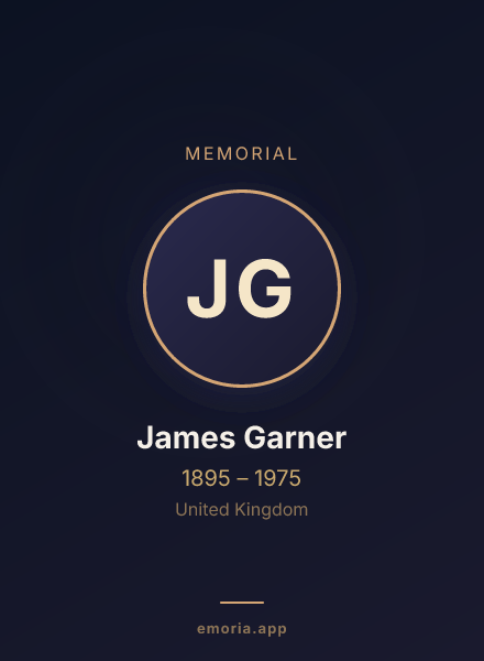 Memorial portrait of James Garner