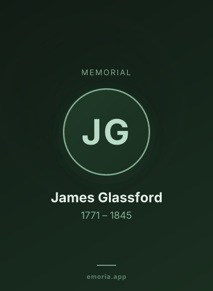 Memorial portrait of James Glassford