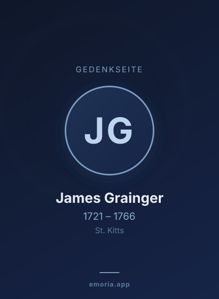 Gedenkportrait von James Grainger