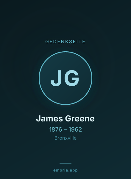 Gedenkportrait von James Greene