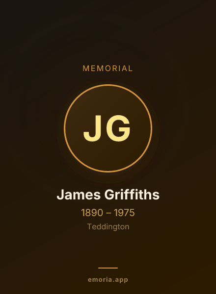 Memorial portrait of James Griffiths