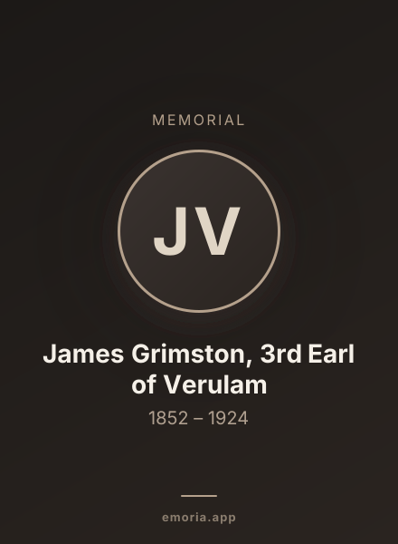 Memorial portrait of James Grimston, 3rd Earl of Verulam