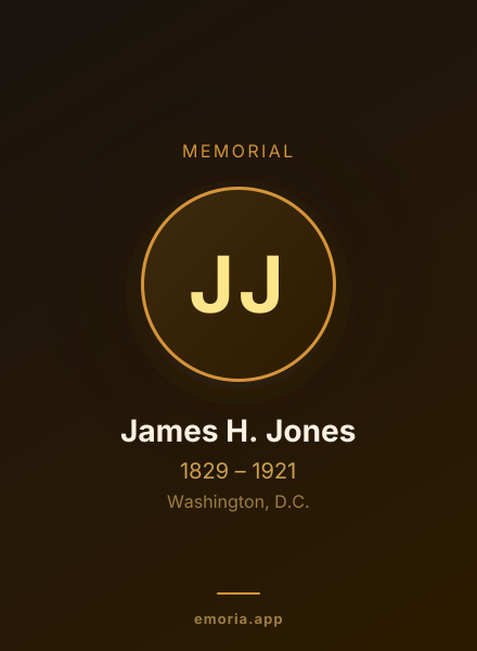 Memorial portrait of James H. Jones