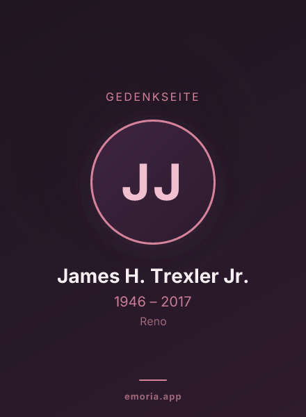 Gedenkportrait von James H. Trexler Jr.