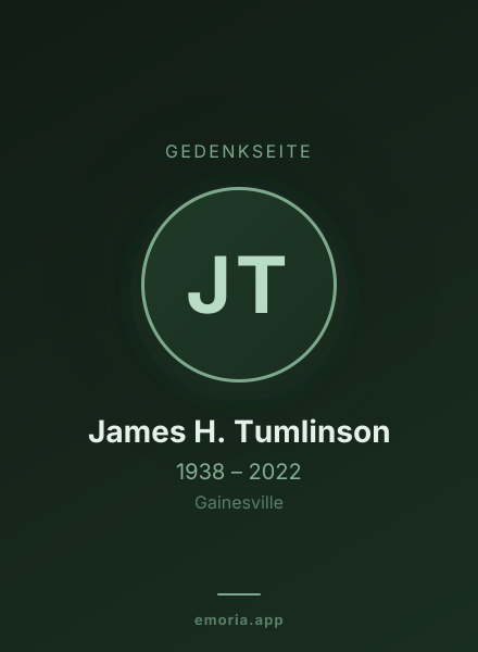 Gedenkportrait von James H. Tumlinson