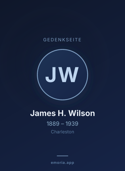 Gedenkportrait von James H. Wilson