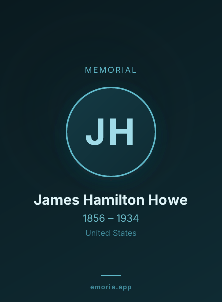 Memorial portrait of James Hamilton Howe