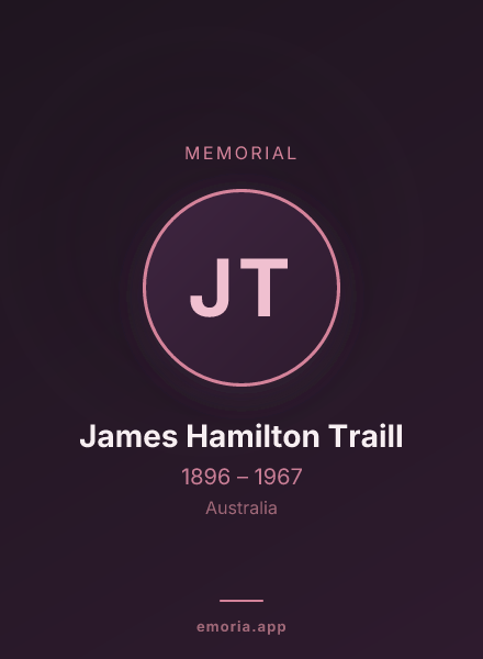 Memorial portrait of James Hamilton Traill