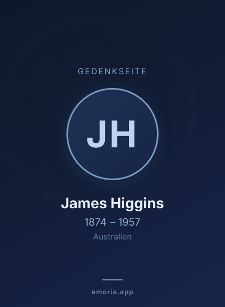 Gedenkportrait von James Higgins