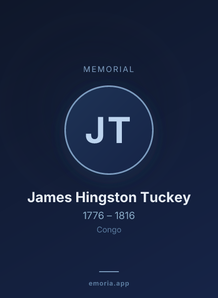 Memorial portrait of James Hingston Tuckey