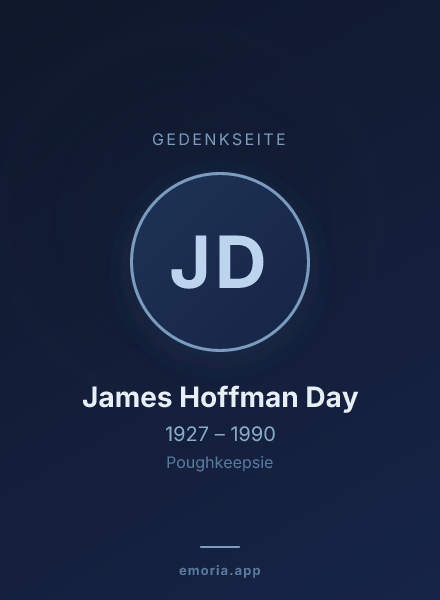Gedenkportrait von James Hoffman Day