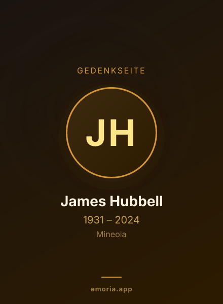Gedenkportrait von James Hubbell