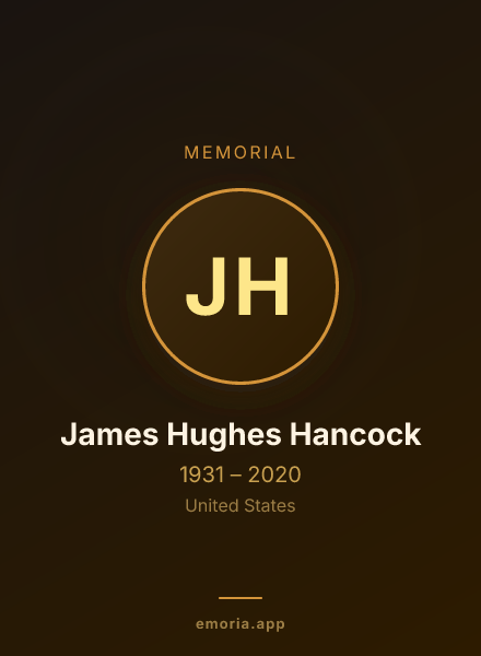 Memorial portrait of James Hughes Hancock