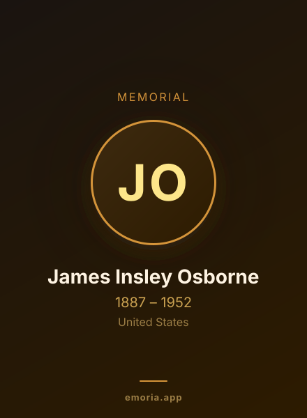 Memorial portrait of James Insley Osborne
