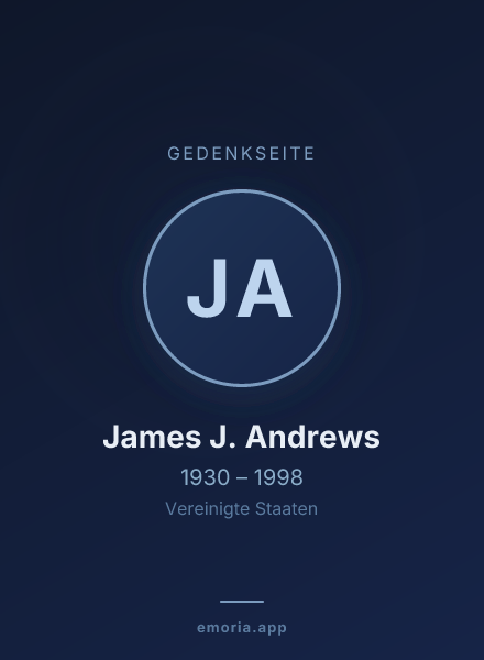 Gedenkportrait von James J. Andrews
