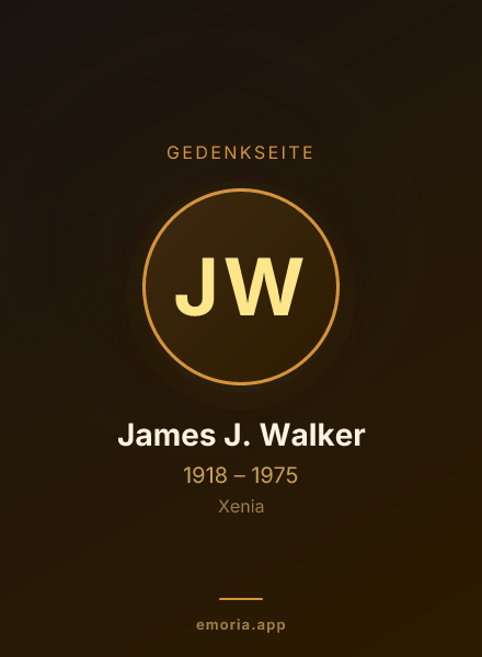 Gedenkportrait von James J. Walker
