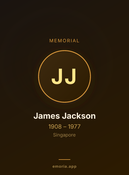 Memorial portrait of James Jackson