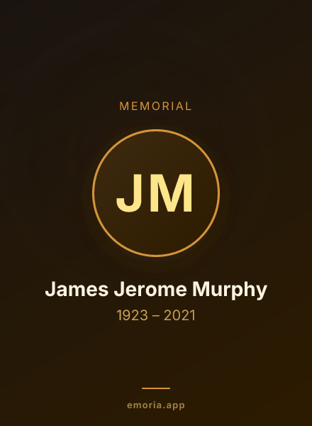 Memorial portrait of James Jerome Murphy