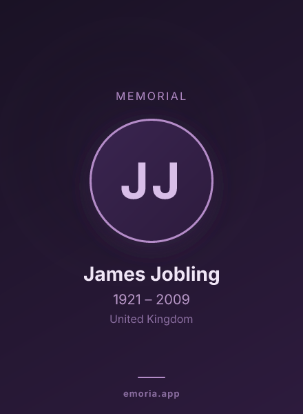 Memorial portrait of James Jobling