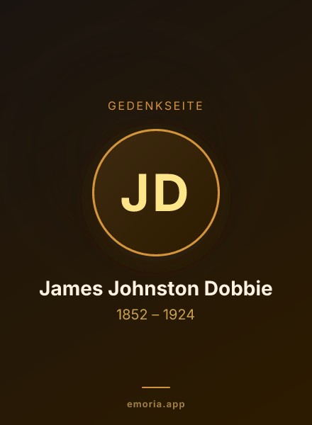 Gedenkportrait von James Johnston Dobbie