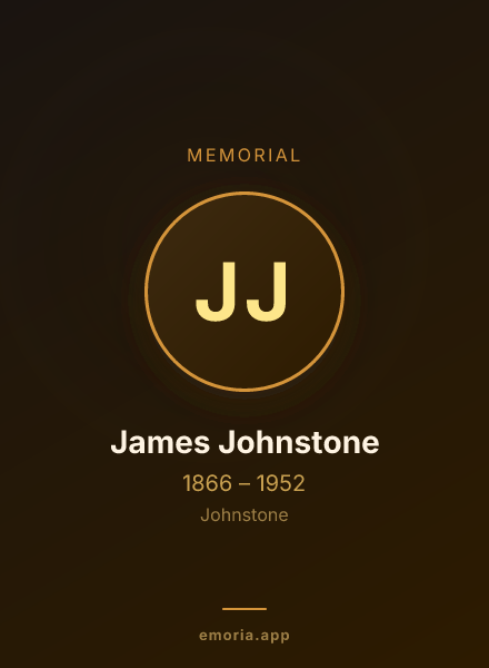 Memorial portrait of James Johnstone