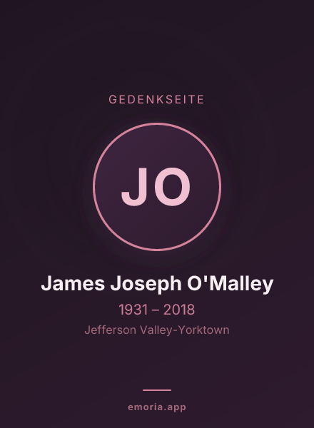 Gedenkportrait von James Joseph O'Malley