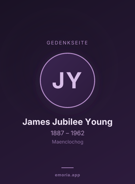 Gedenkportrait von James Jubilee Young