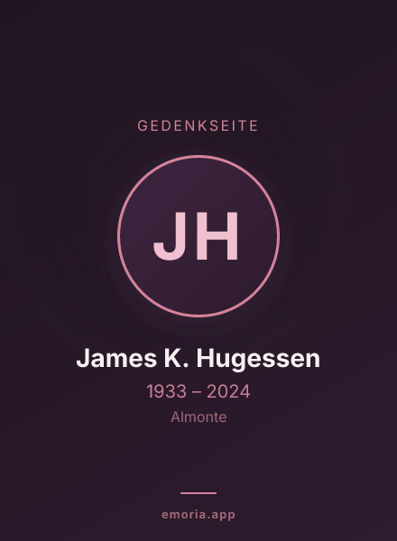 Gedenkportrait von James K. Hugessen