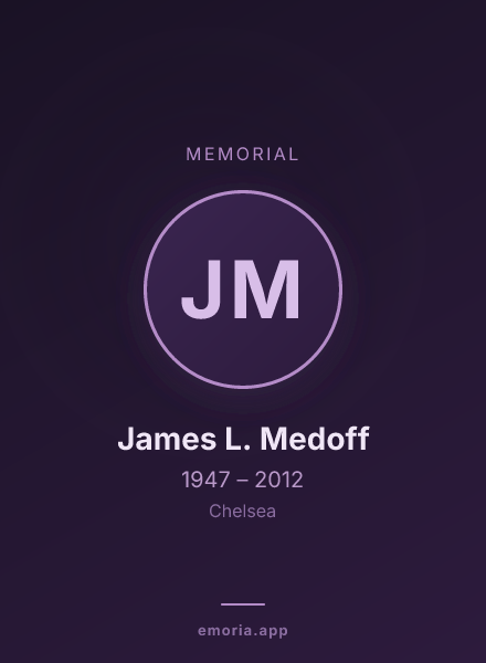 Memorial portrait of James L. Medoff