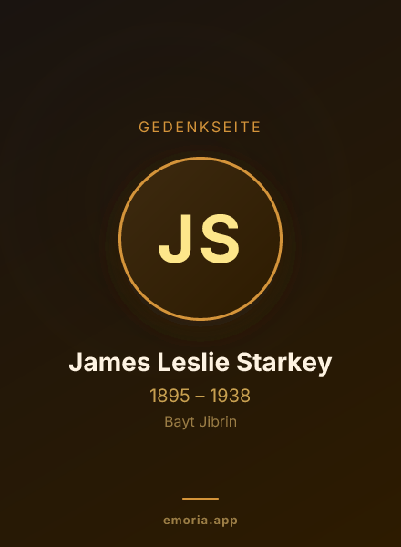 Gedenkportrait von James Leslie Starkey