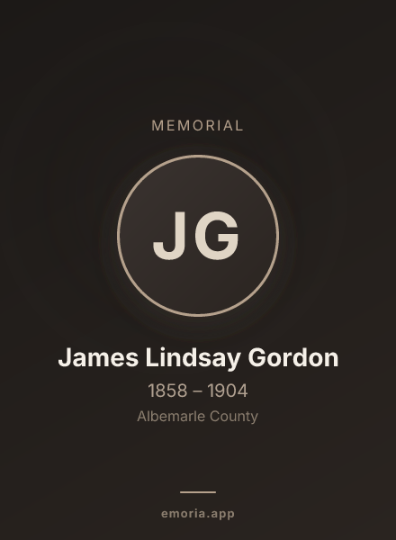 Memorial portrait of James Lindsay Gordon