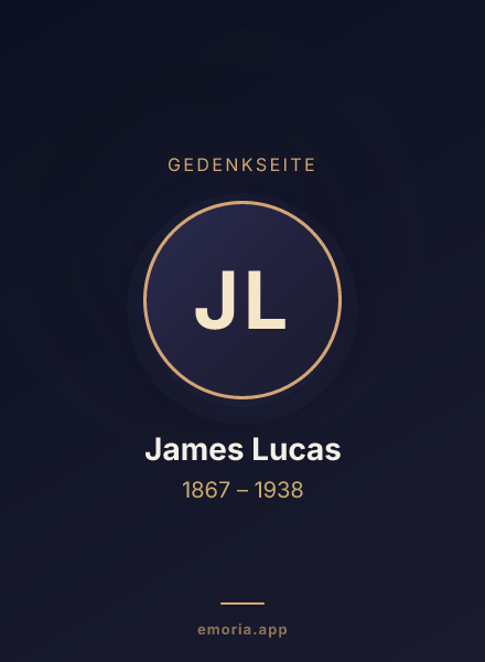 Gedenkportrait von James Lucas