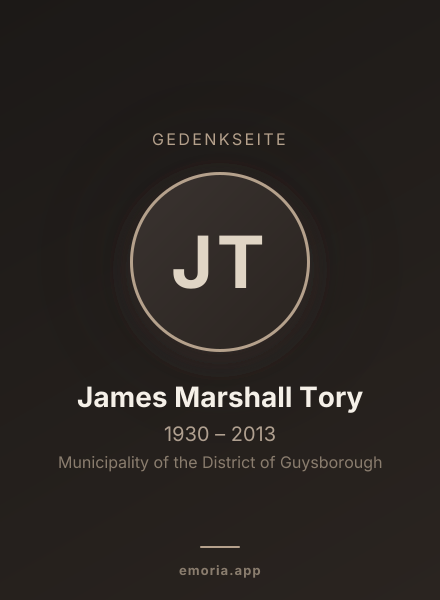 Gedenkportrait von James Marshall Tory
