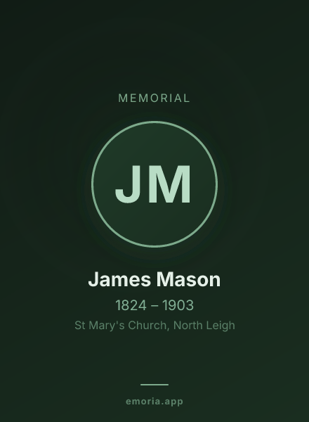 Memorial portrait of James Mason