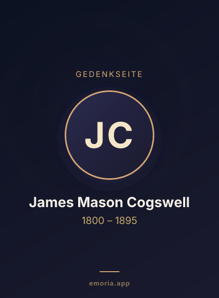 Gedenkportrait von James Mason Cogswell