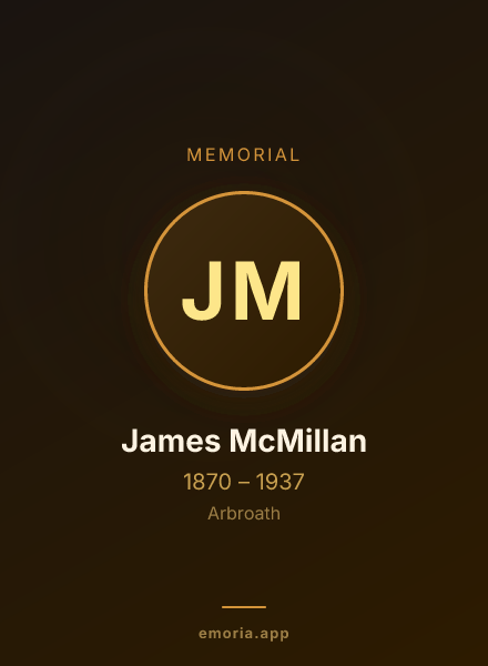 Memorial portrait of James McMillan