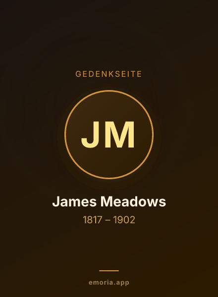 Gedenkportrait von James Meadows