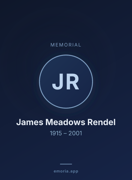 Memorial portrait of James Meadows Rendel