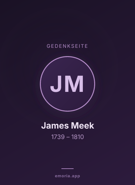 Gedenkportrait von James Meek