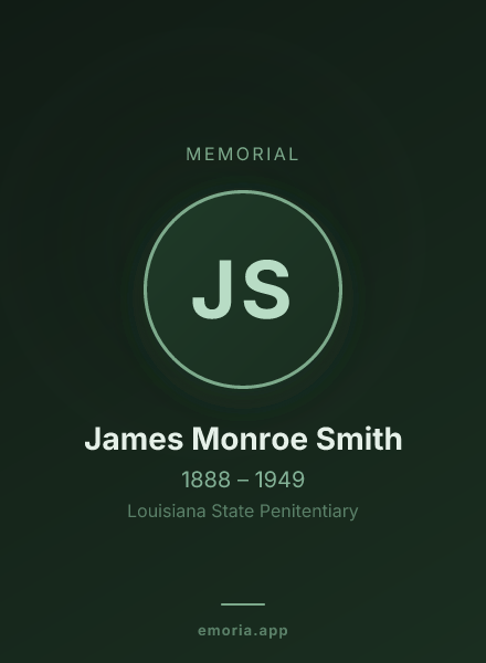Memorial portrait of James Monroe Smith
